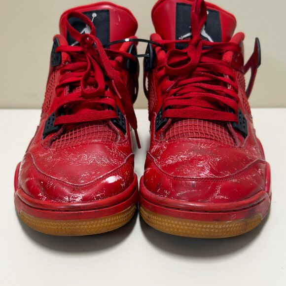Air Jordan 4 Retro NRG Singles Day Size 14.5 Fire Red AV3914-600 - Picture 7 of 9